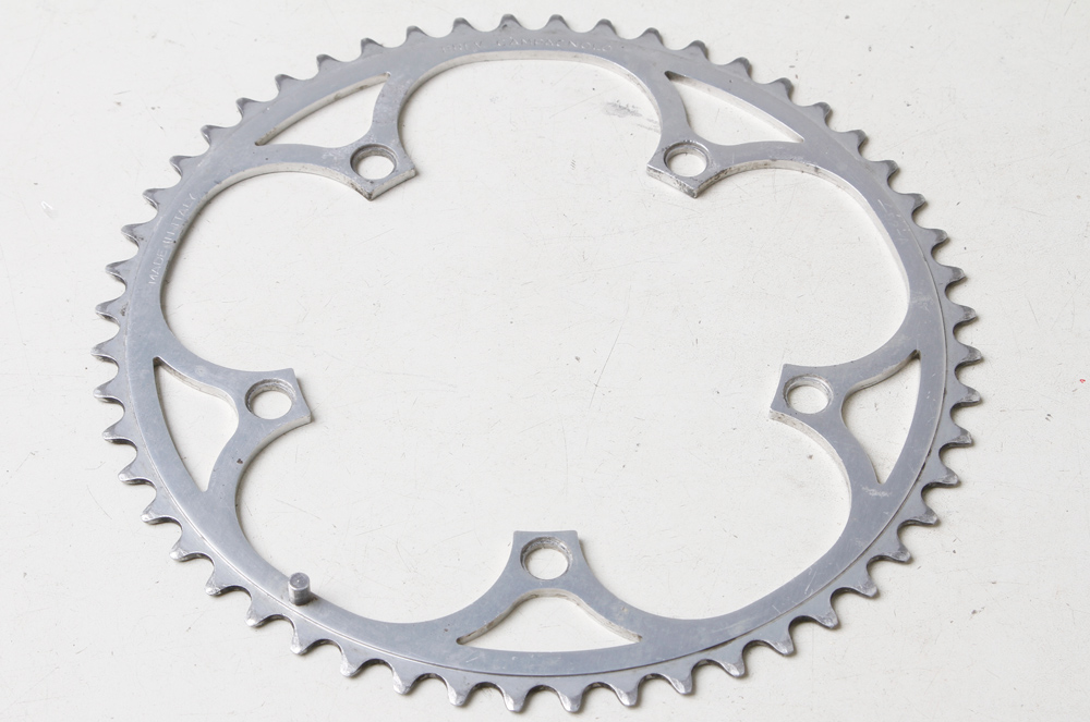 Plateau vintage Brev Campagnolo, alliage léger 52T, 52 AS, 135 BCD