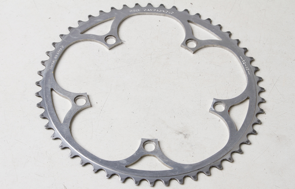 Plateau Campagnolo 52 Dents 135 BCD - Alu Argenté - Excellent état