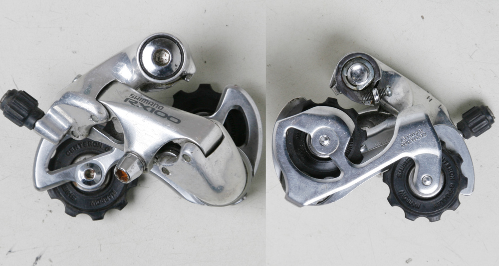 I just got a bike with these Shimano RX100 sti ST-A550 gearlevers, but