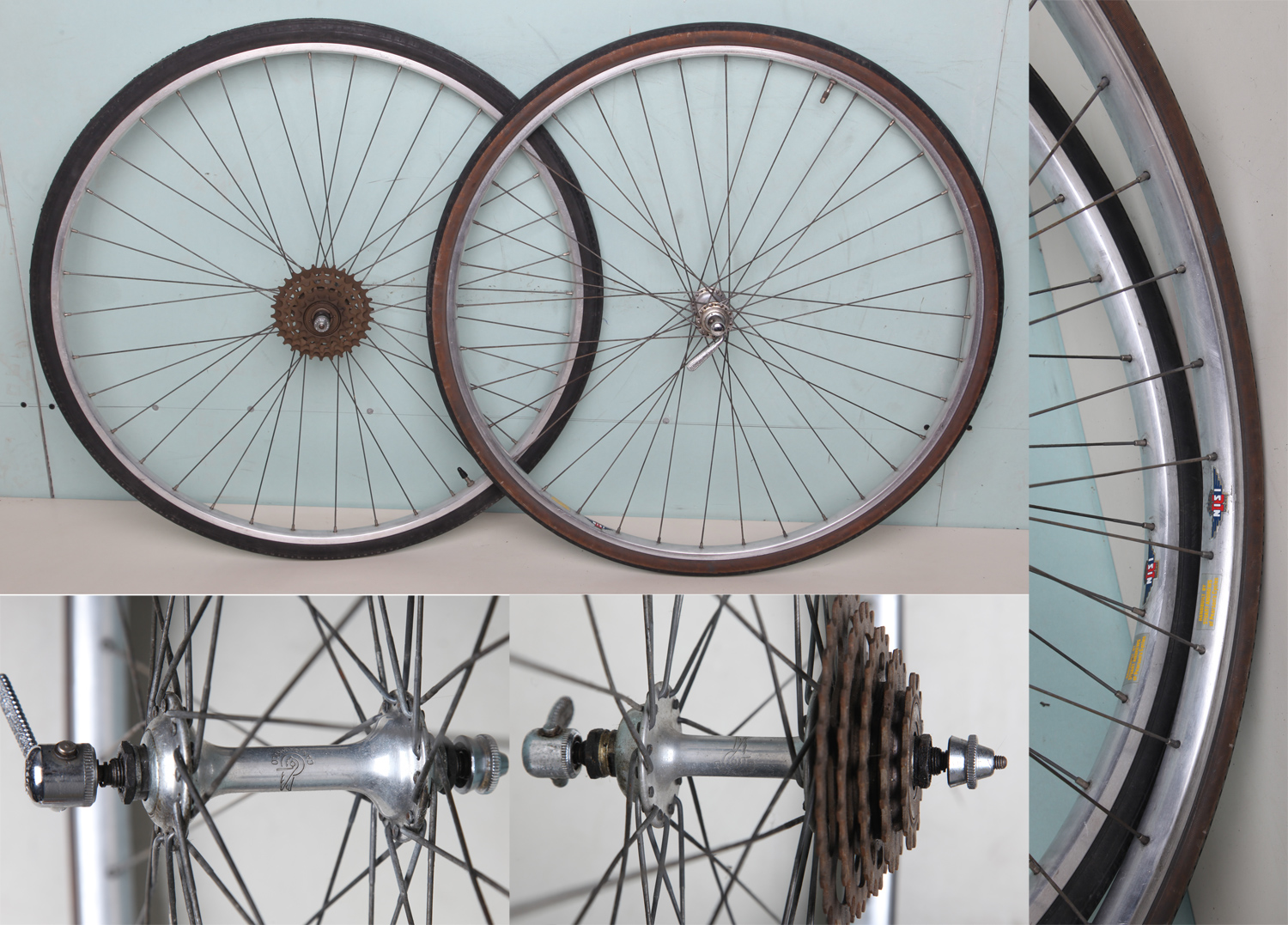 Jante GALLI 36H 700C Pour Vélo De Route/course - Aluminium Argenté - Occasion